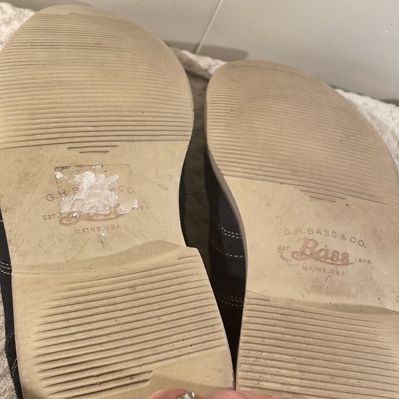 G H Bass Baltimore Blue Suede Oxford Ankle Boot Unisex - Picture 7 of 10